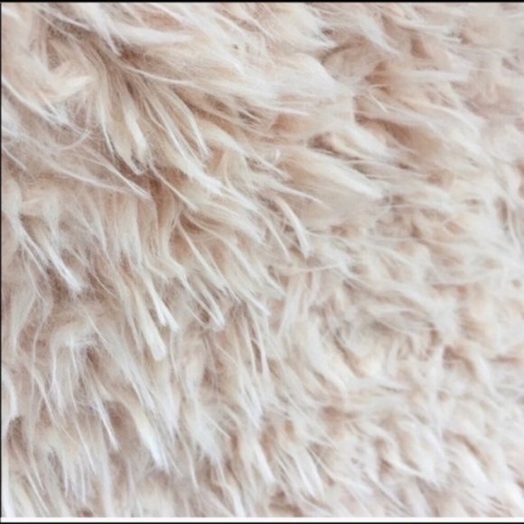 CLEARANCE! Sherpa Teddy Bear Coat Blush Pink - Picture 4 of 6